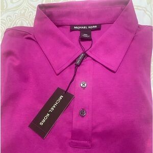 Michael Kors Mens XXL polo shirt Pink